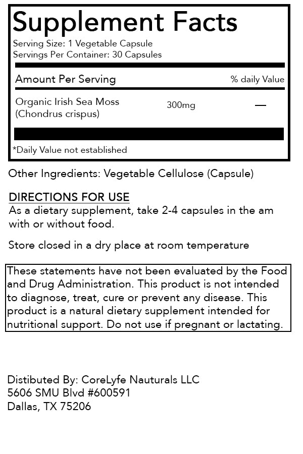 Sea Moss Capsules