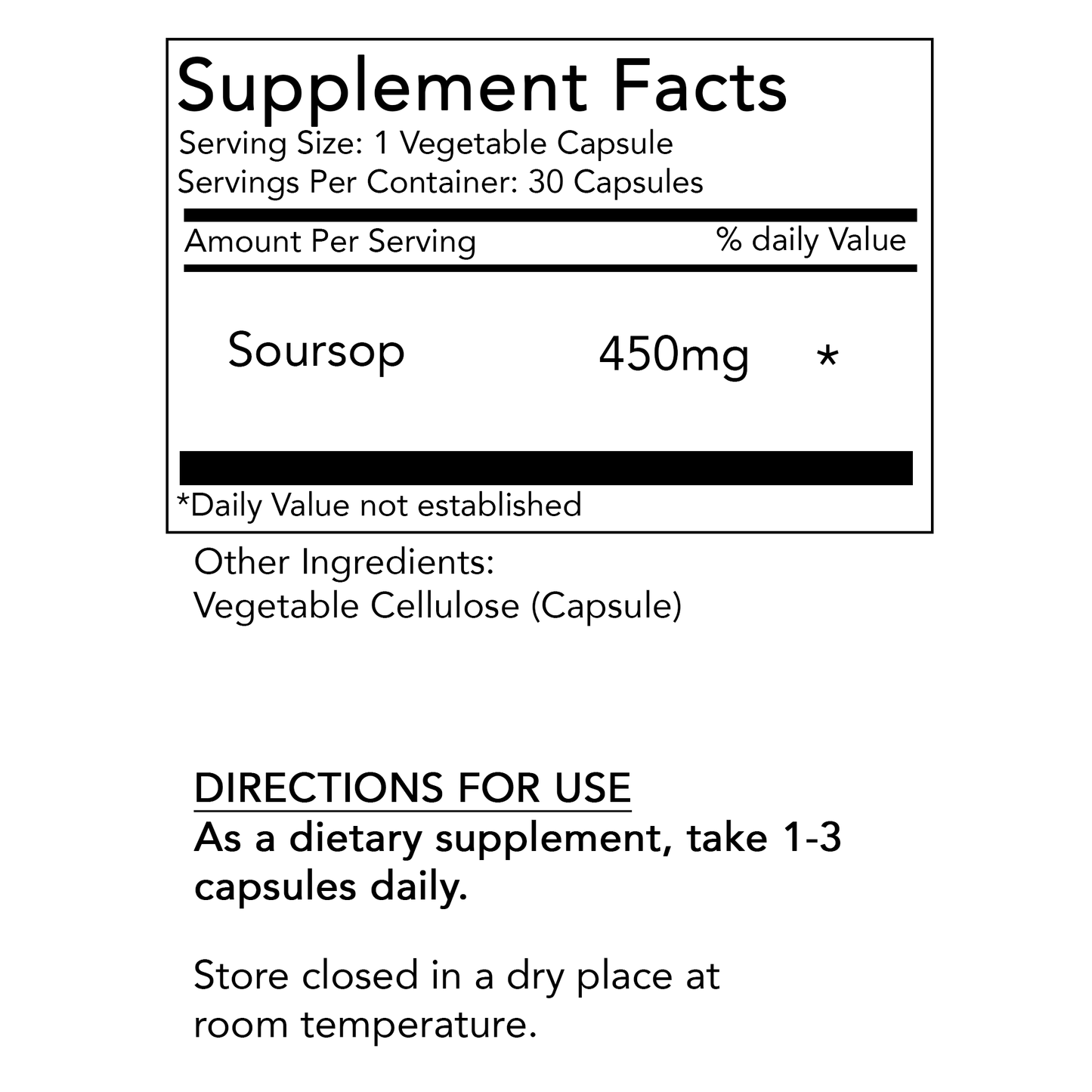 Soursop Capsules