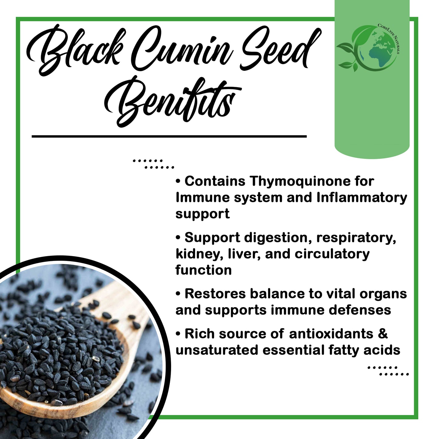 Black Cumin Seed Oil (Virgin) Organic